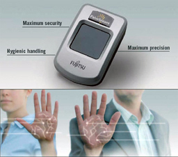Biometria veias palma da mão